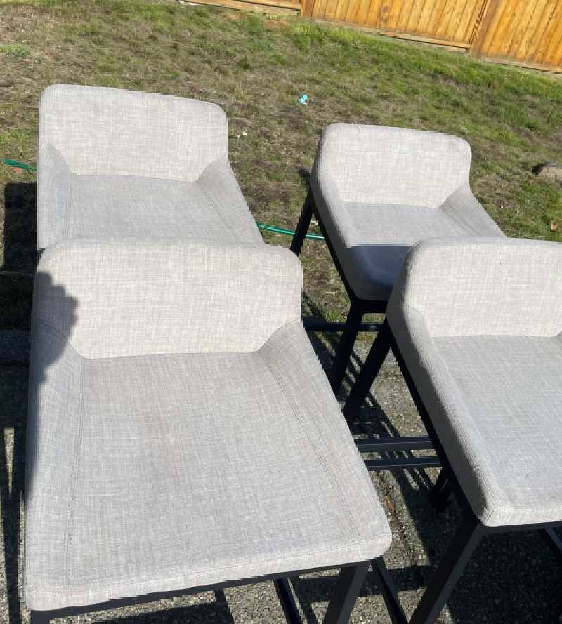 Upholstery after cleaning — clean and refreshed