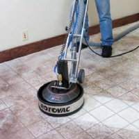 Professional Tile Cleaning Using Rotovac in Duncan BC