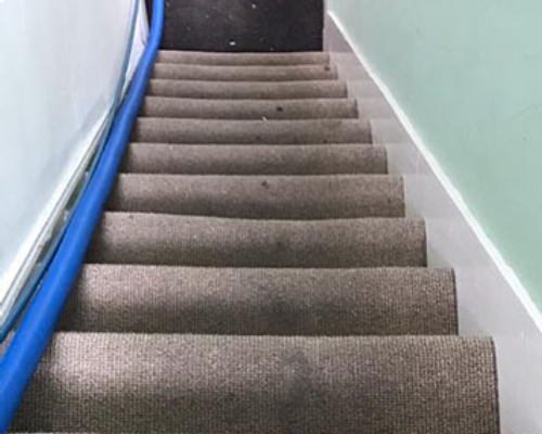 Cleaning of Staircase After