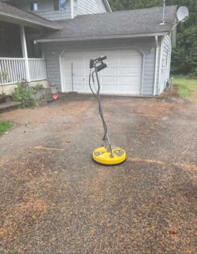 Pressure Washing Before